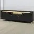 Genoa 2 Door Single Drawer TV Cabinet - Black
