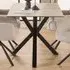 Heaven 4-Seater Dining Table - Grey, Ceramic