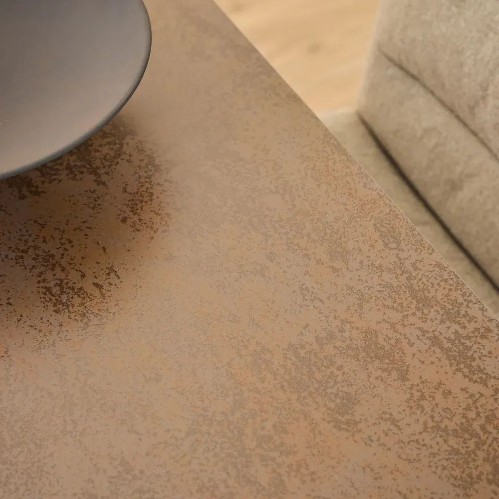 Heaven 4-Seater Dining Table - Rusty Brown, Ceramic