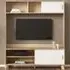 Ikast 2 Door TV Unit - White, Brown