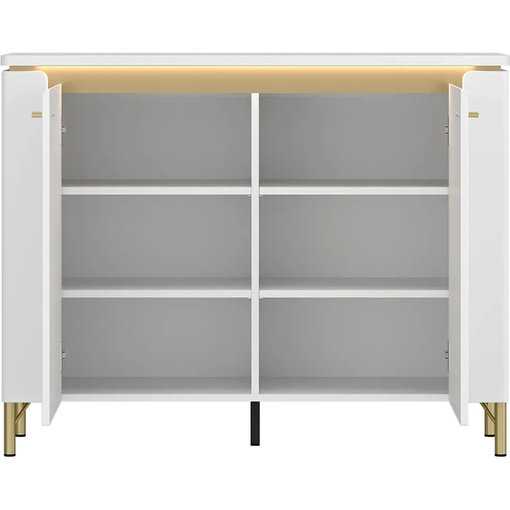 Lazio 2 Door Sideboard - White