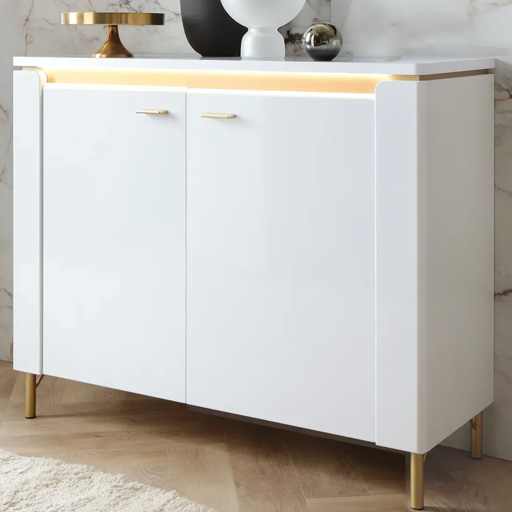 Lazio 2 Door Sideboard - White image