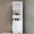 Lyon Right Hand Tall Display Cabinet with LED - White