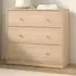 May 3 Drawer Jackson Chest of Drawers - Brown, Hickory Oak