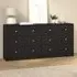 May 6-Drawer Chest of Drawers - Black