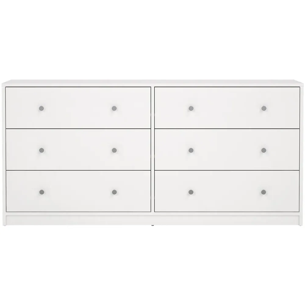 May 6 Drawer Chest of Drawers - White