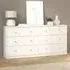 May 6 Drawer Chest of Drawers - White
