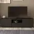 Media 2 Door TV Unit with Storage - Black