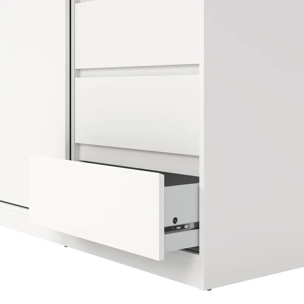 Naia 2 Door 3 Drawer Wardrobe - White