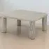 Solano Square Coffee Table - Grey, Marble