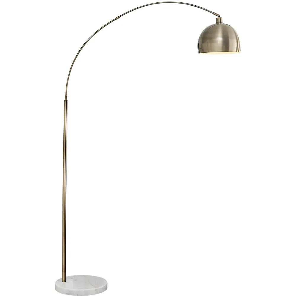 Adelaide Arc Floor Lamp - Gold, Metal