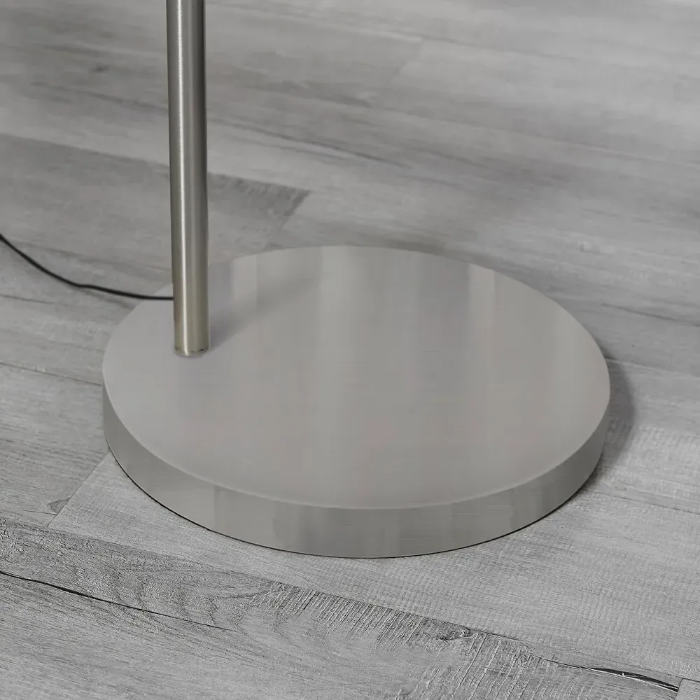 Adelaide Arc Floor Lamp - Silver, Metal