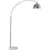 Adelaide Arc Floor Lamp - Silver, Metal