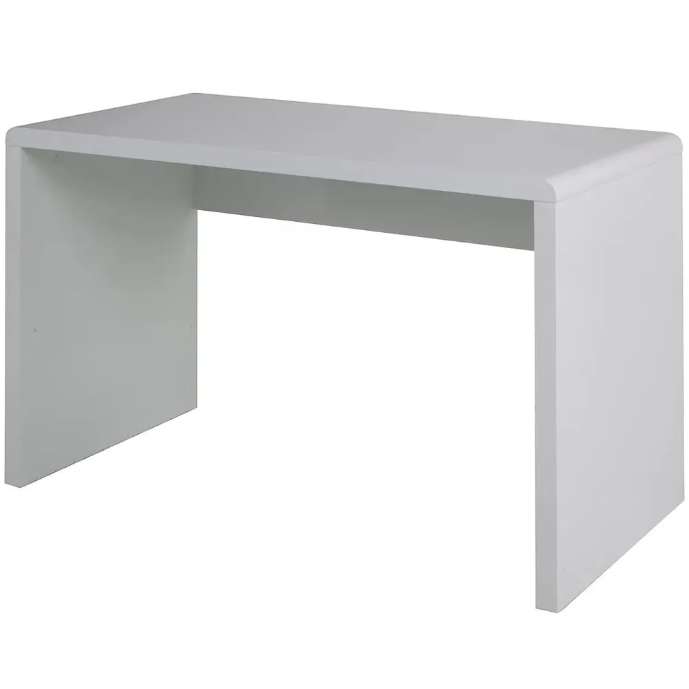 Alfredo High Gloss Computer Office Desk - White