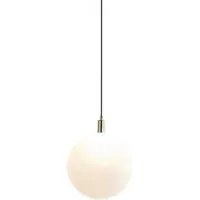 Alicia Globe Pendant Light - White, Glass