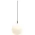 Alicia Globe Pendant Light - White, Glass