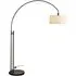 Amelia Arc Floor Lamp - White, Black