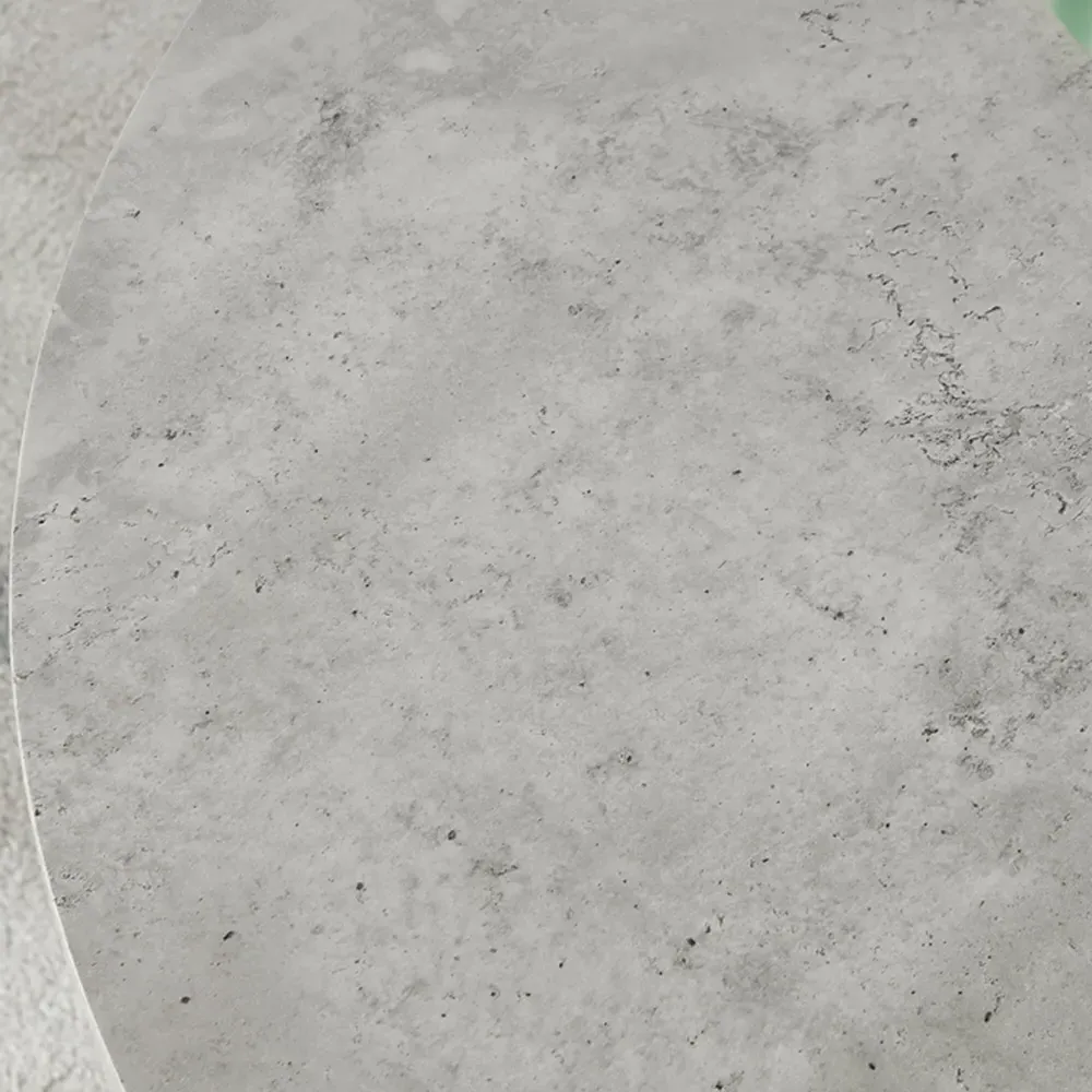 Arona 4-Seater Round Dining Table - Grey, Concrete