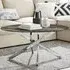 Arona Round Coffee Table - Grey, Glass