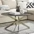 Arona Round Coffee Table - Grey, Glass