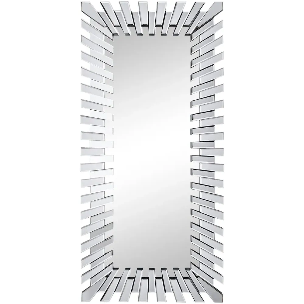 Astra Rectangular Full Length Mirror - Silver image