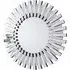 Astra Round Medium 3D Mirror - Silver