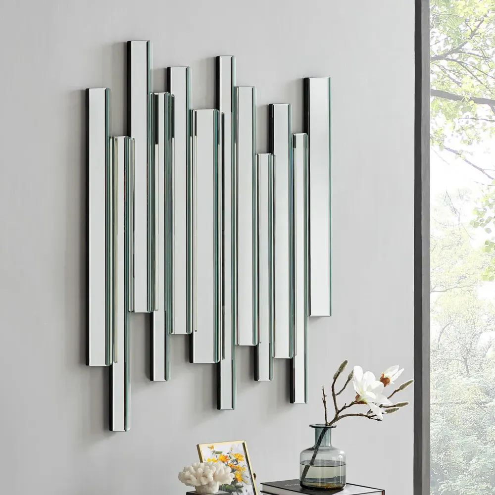 Aurora Medium Wall Mirror - Silver