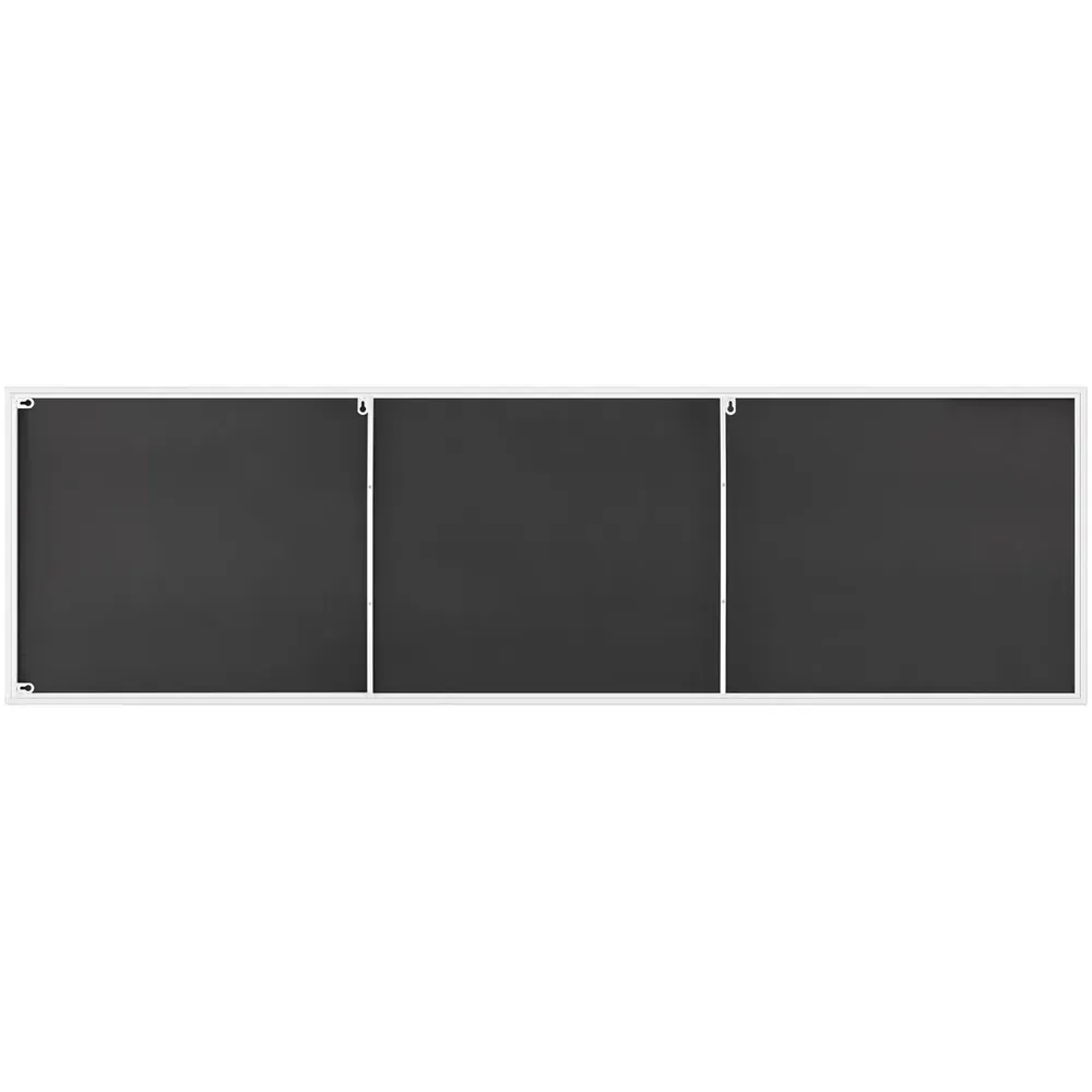 Austen Rectangular Wall Mirror - White, Metal