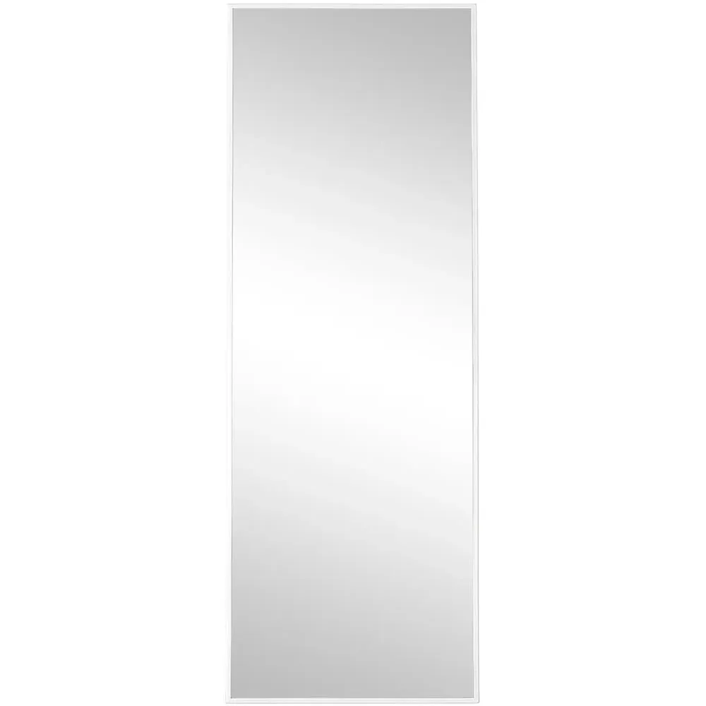 Austen Rectangular Wall Mirror - White, Metal