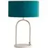 Avery Table Lamp - Teal, Velvet