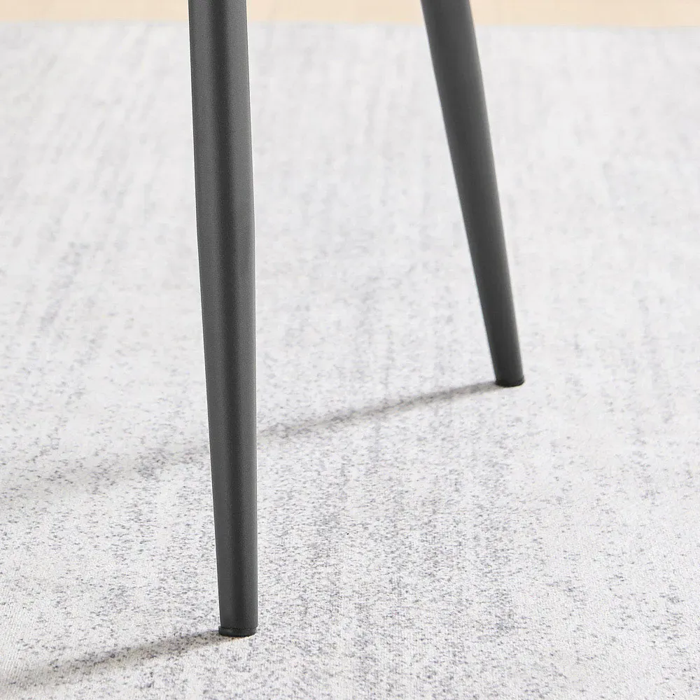 Boston Set of 2 Dining Chairs - Tan, Faux Leather