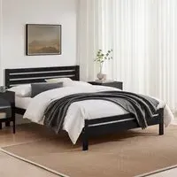 Cadhla Double Bed Frame - Grey, Pine