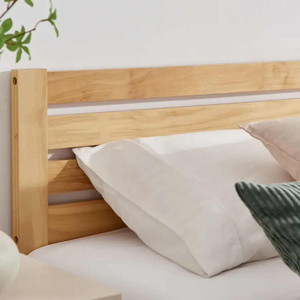Cadhla Double Bed Frame - Oak, Pine