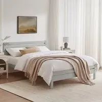 Cadhla King Size Bed Frame - Grey, Pine