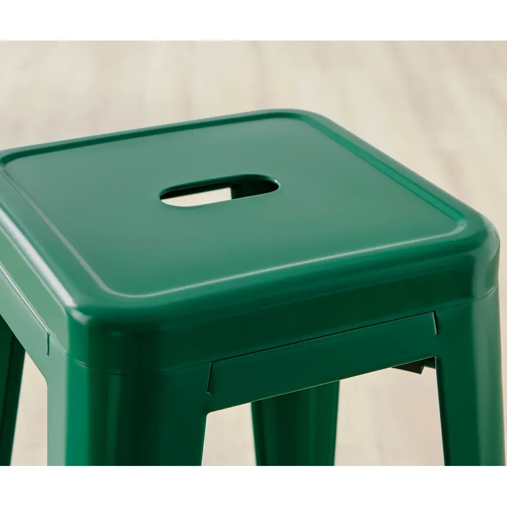 Carter Tolix Bar Stool Set of 2 - Green, Steel