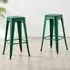 Carter Tolix Bar Stool Set of 2 - Green, Steel