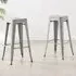 Carter Tolix Bar Stool Set of 2 - Grey, Steel