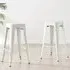Carter Tolix Bar Stool Set of 2 - White, Steel
