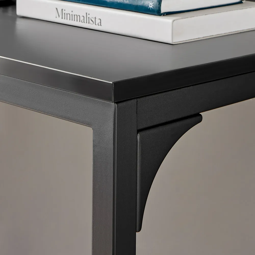 Cedric Desk - Black, Wood Composite