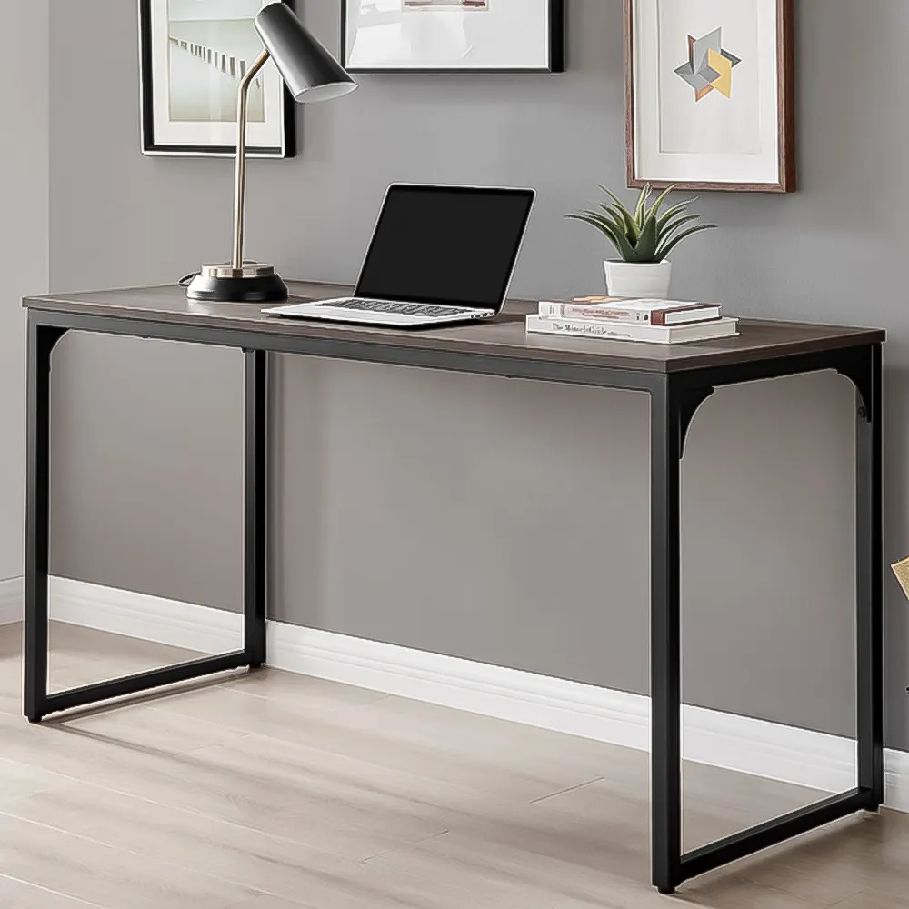 Cedric Desk - Brown, Wood Composite