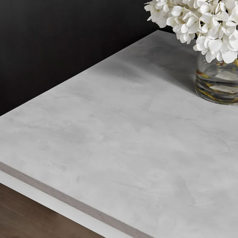 Cedric Desk - Grey, Wood Composite