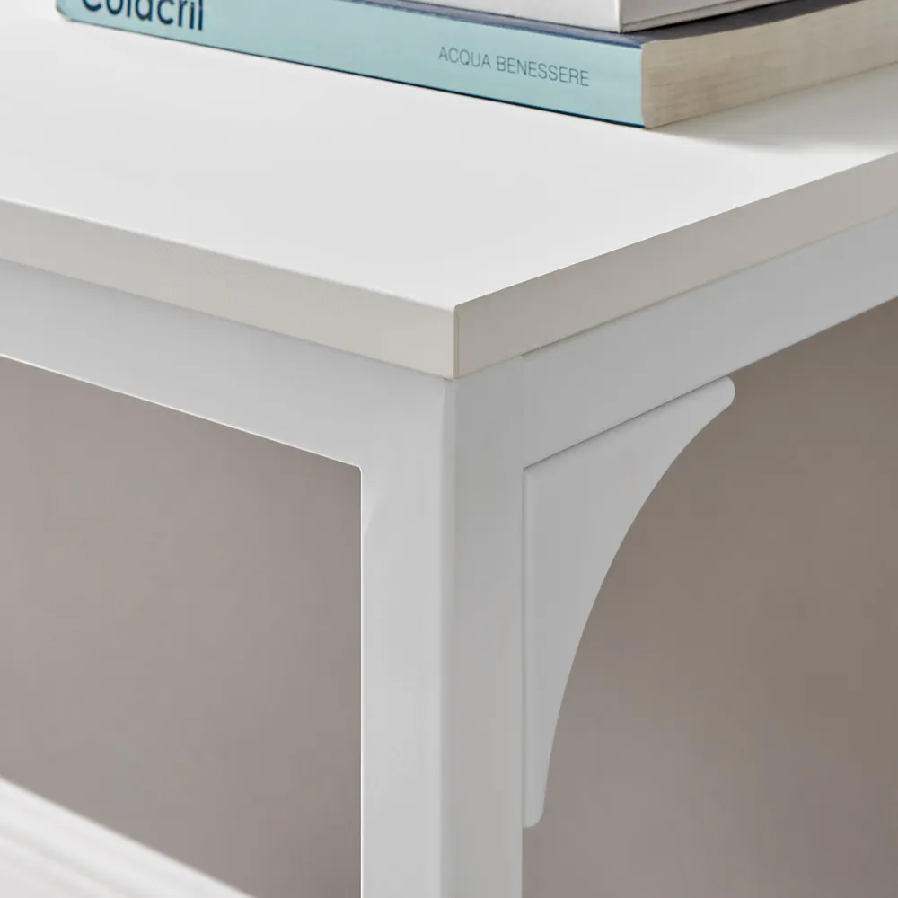 Cedric Desk - White, Wood Composite
