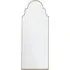 Clara Moroccan Arch Wall Mirror - Gold, Metal