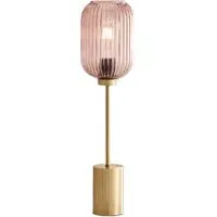 Corey Table Lamp - Pink, Glass