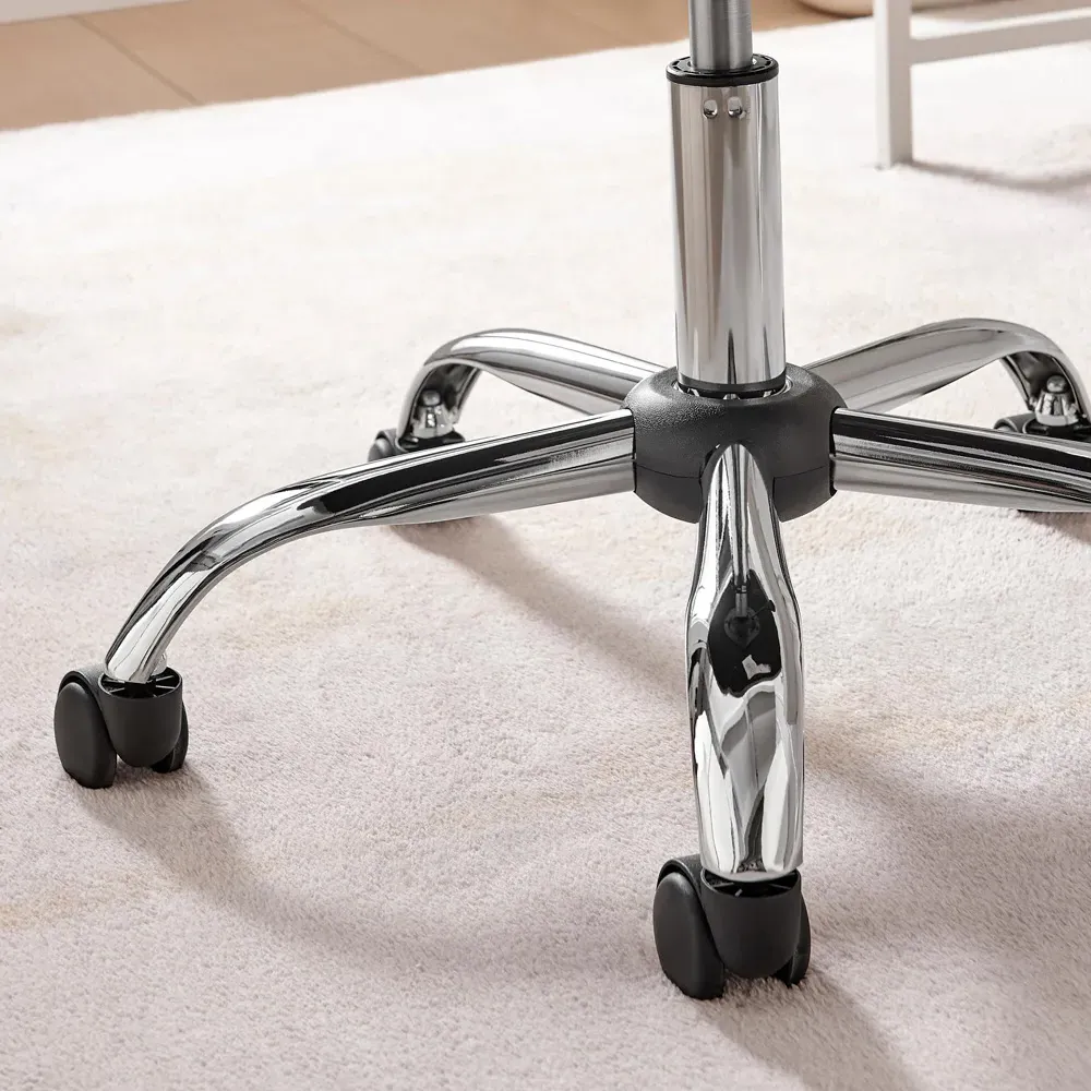 Courtez Office Chair with Gas Lift - Pink, Velvet