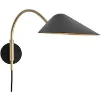 Daisy Triangular Wall Lamp - Black, Metal
