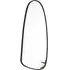 Elise Abstract Pebble Wall Mirror - Black, Iron