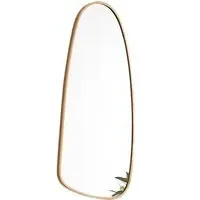 Elise Abstract Pebble Wall Mirror - Gold, Iron