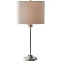 Emerald Table Lamp - Grey, Silver
