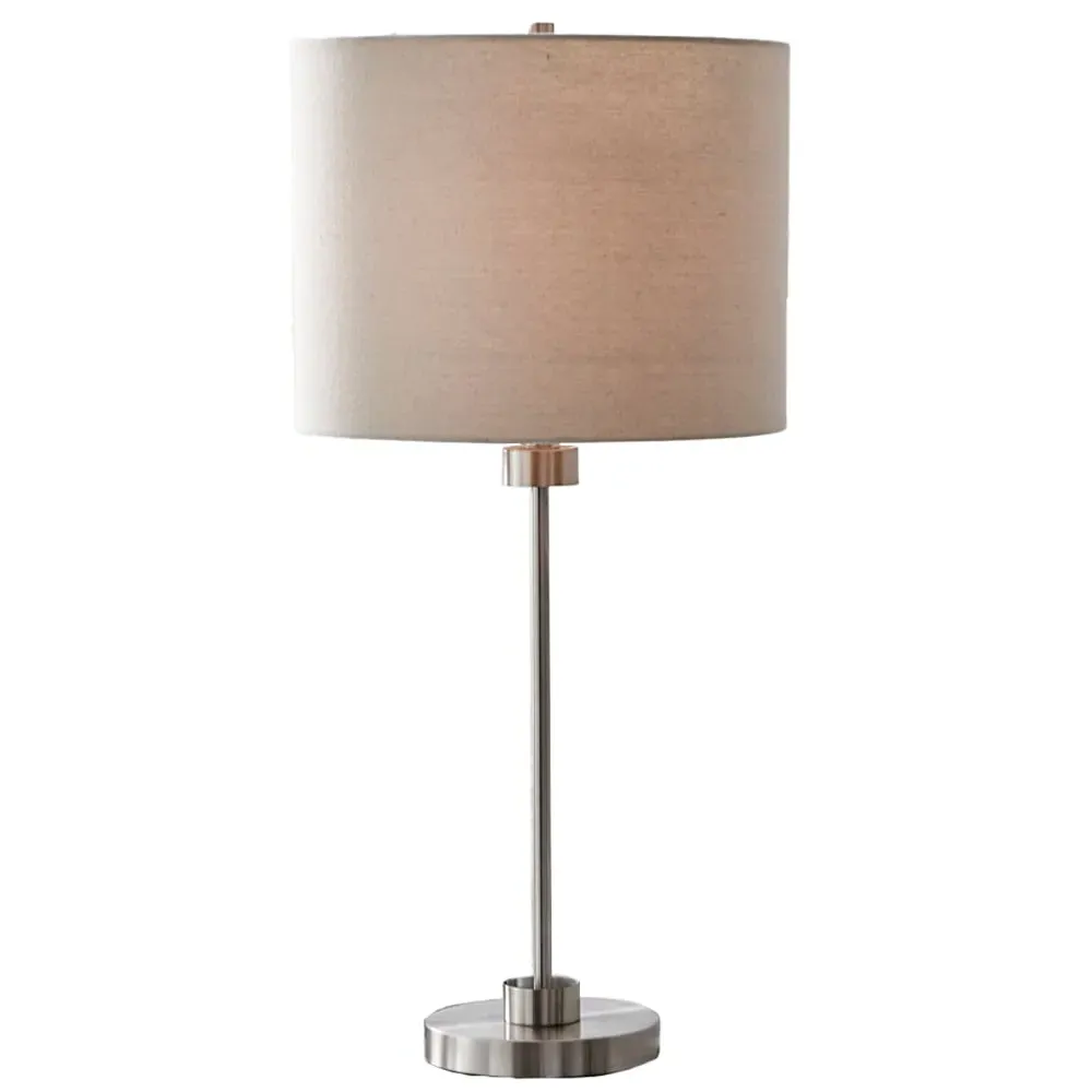 Emerald Table Lamp - Grey, Silver image